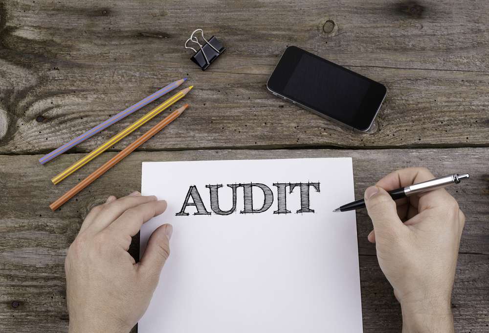 Audit.,Text,On,A,Sheet,Of,Paper.