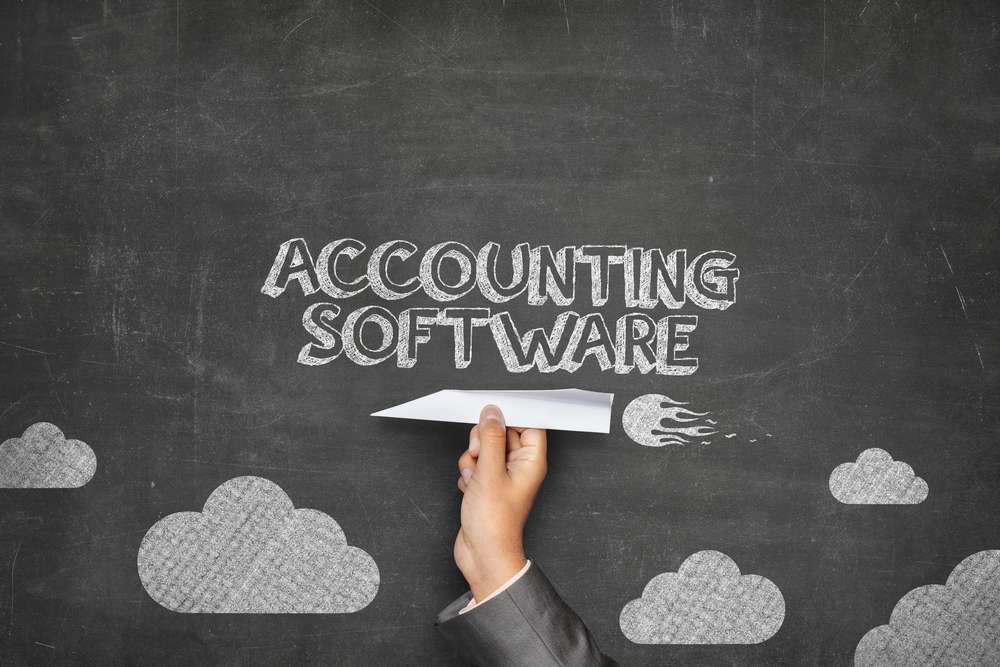 Accountingn,Software,Concept,On,Blackboard,With,Paper,Plane
