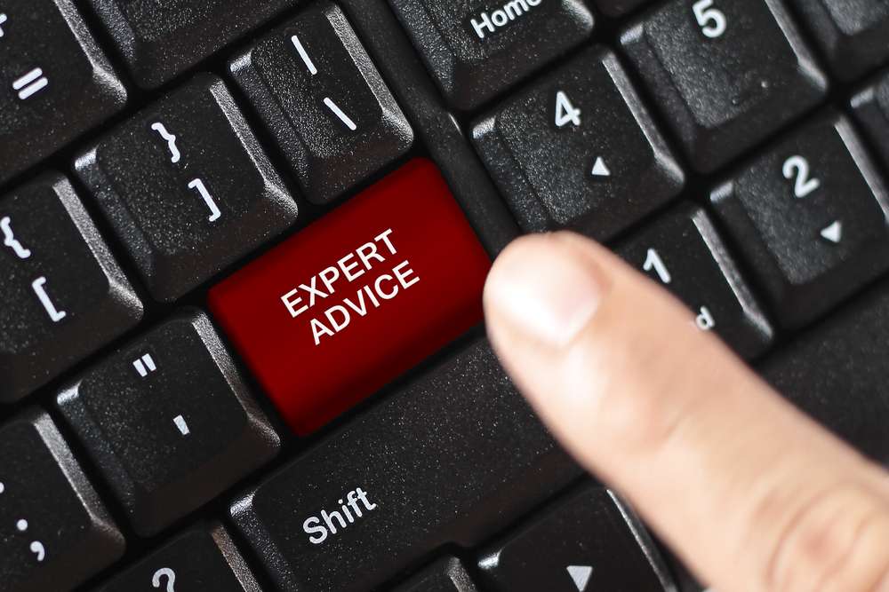 Expert,Advice,Word,On,Red,Keyboard,Button
